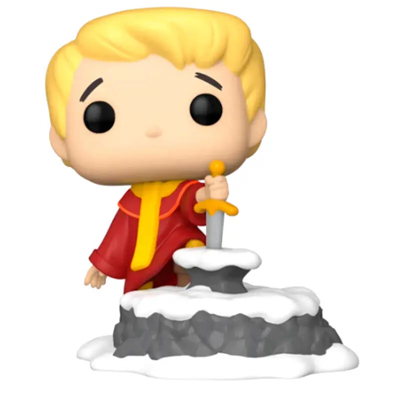 0889698491501 - Figurine Pop Deluxe Disney The Sword in The Stone Arthur Pulling Excalibur Exclusive