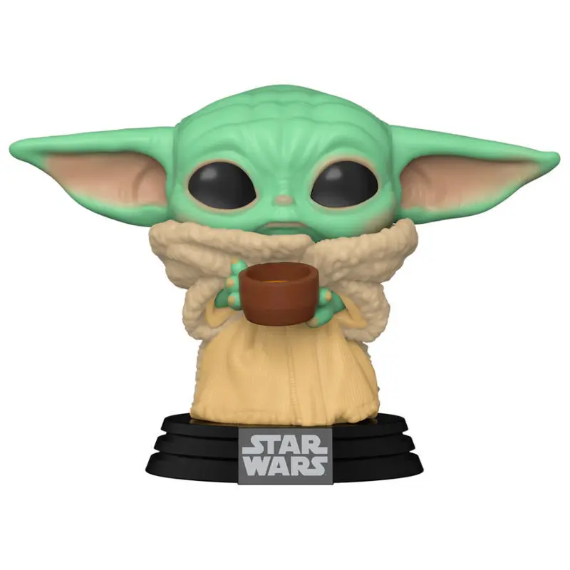0889698499330 - The Mandalorian - The Child with Cup Vinyl Figur 378 Funko Pop! multicolor