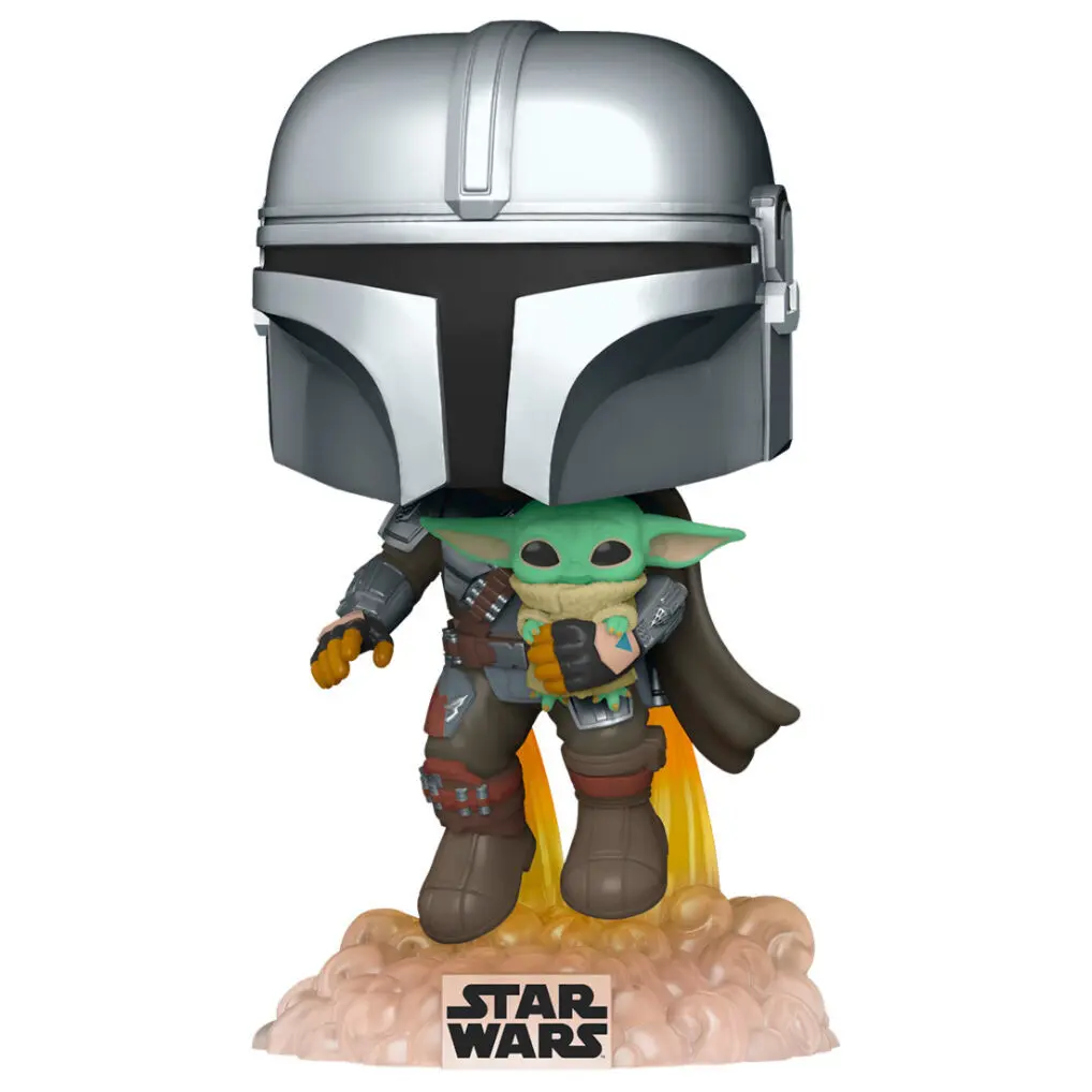 0889698509596 - The Mandalorian - The Mandalorian With The Child Vinyl Figur 402 Funko Pop! multicolor