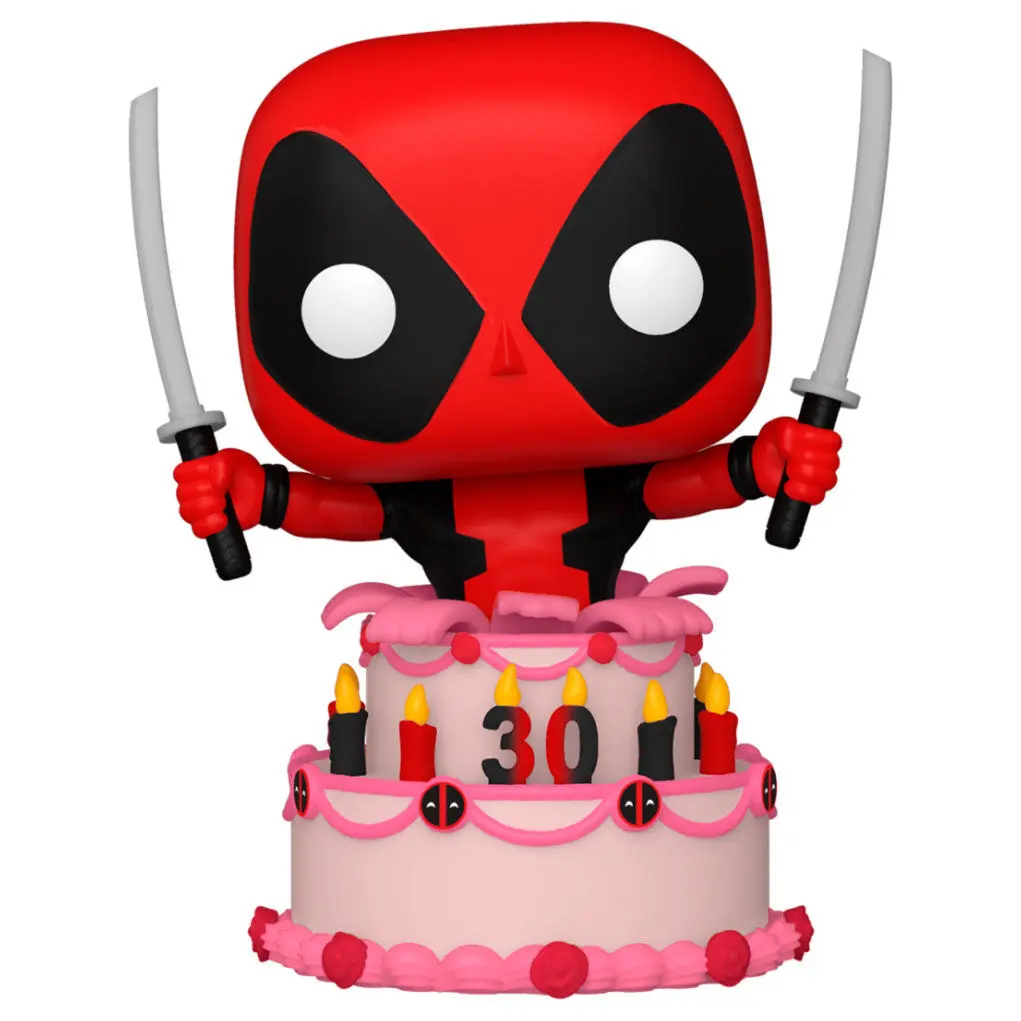 0889698546546 - Figurine Pop Marvel Deadpool 30th Deadpool in Cake