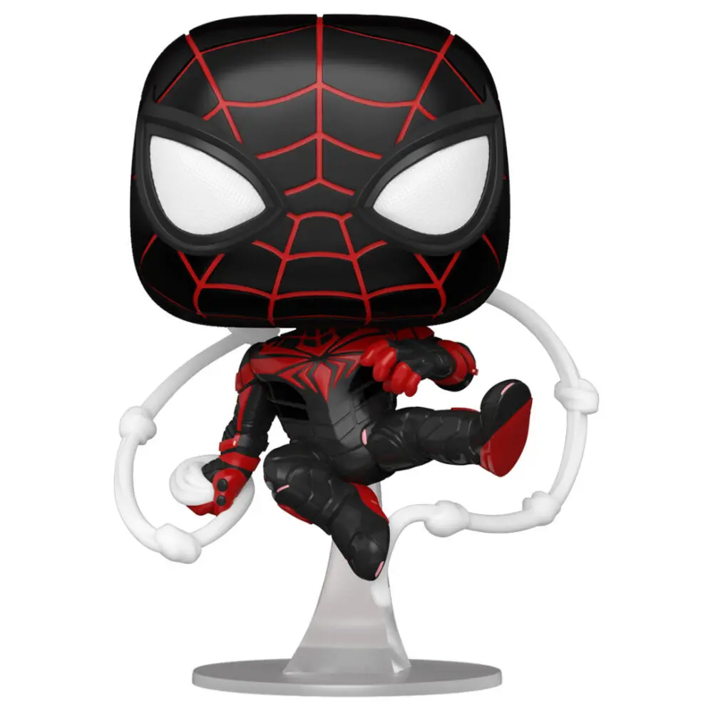 0889698546935 - Figurine Pop Marvel Spiderman Miles Morales Advanced Tech Suit