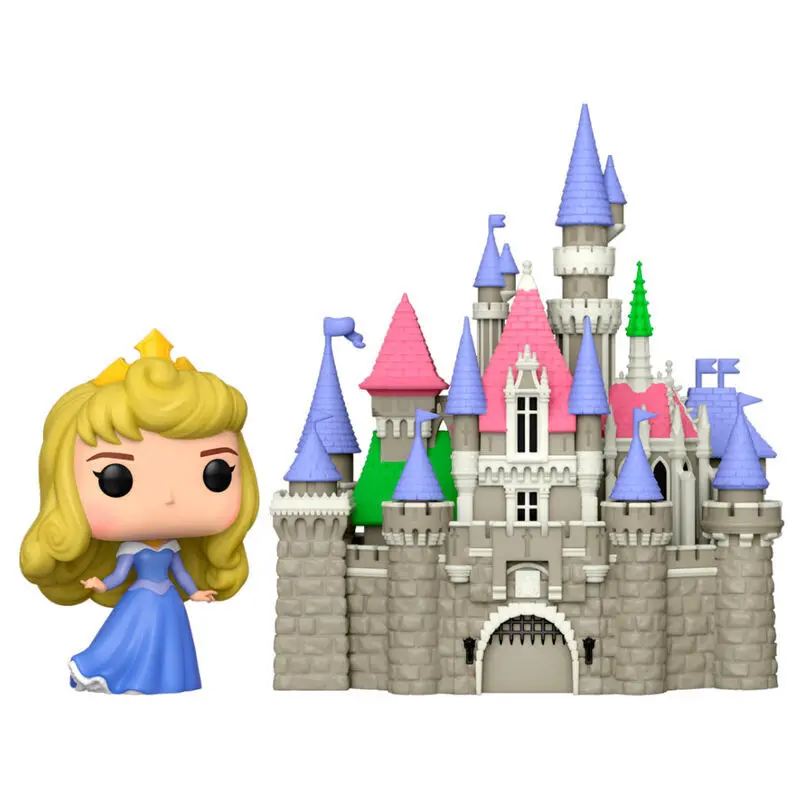 0889698563536 - Figurine Pop Town Disney Princess Aurora with Castle