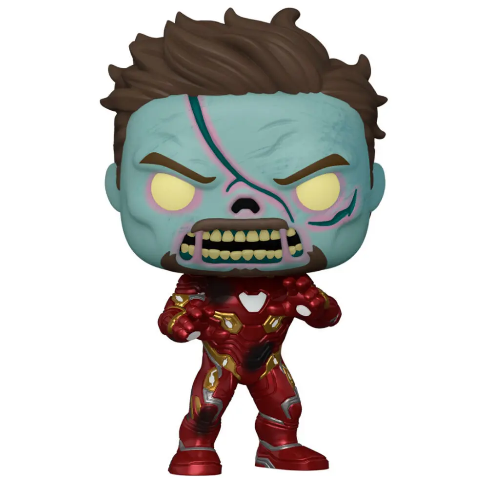 0889698573795 - Figurine POP Marvel What If Zombie Iron Man