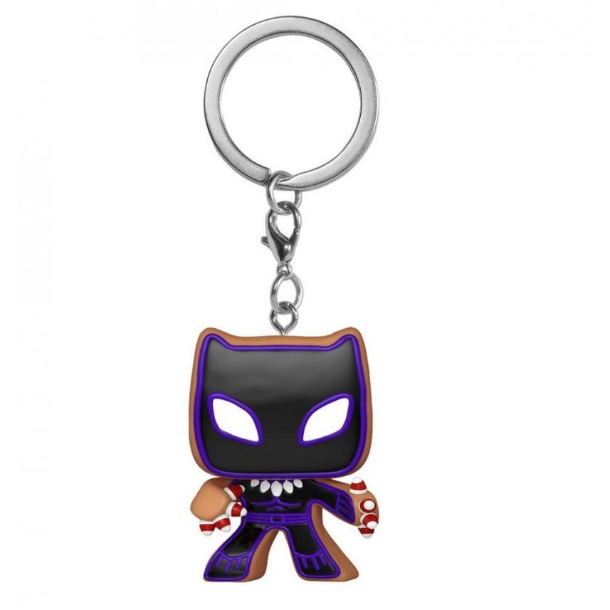 0889698579681 - Schlüsselanhänger Pocket Pop Marvel Holiday Black Panther Exclusive