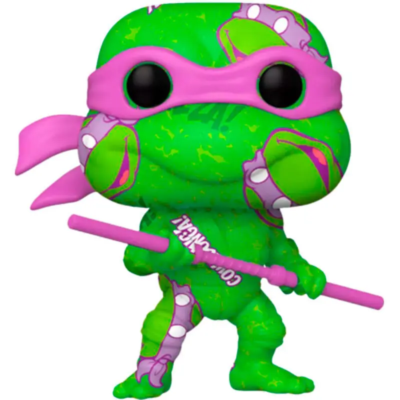0889698587501 - Figurine POP Ninja Turtles Donatello Artist et Case Exclusive