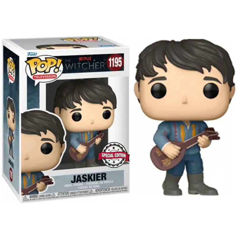 0889698588461 - Figurine Pop The Witcher Jaskier Exclusive