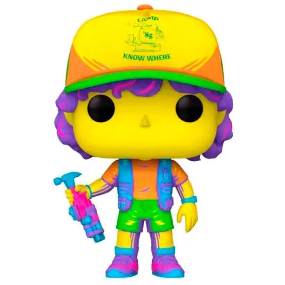 0889698598187 - Figurine Pop Stranger Things Dustin in Beef Black Light Exclusive