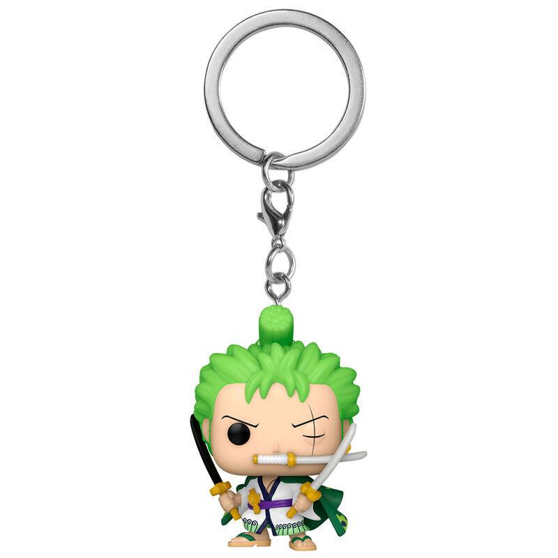 0889698613712 - Schlüsselanhänger Pop ! One Piece Roronoa Zoro