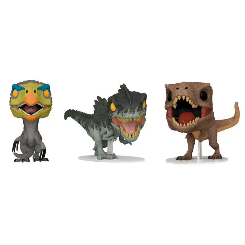 0889698632270 - Figurine Pop Jurassic World (x3)