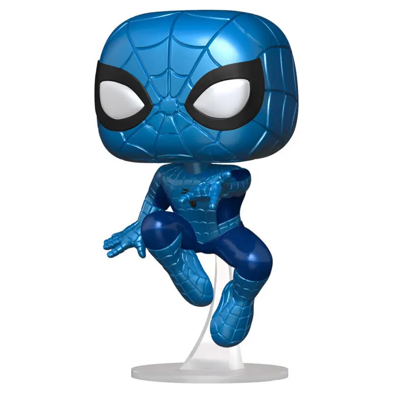 0889698636759 - Figurine POP Marvel Make a Wish Spiderman Metallic 0889698636759 - Figurine POP Marvel Make a Wish Spiderman Metallic
