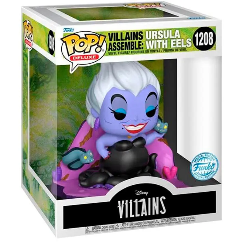 0889698646819 - Ursula with Eels (Pop! Deluxe) Vinyl Figur 1208 Funko Pop! multicolor