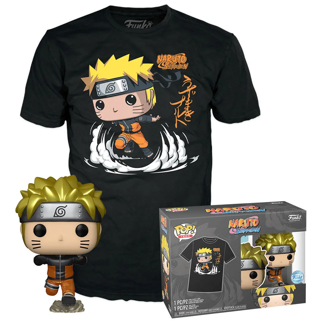 0889698647519 - Figurine POP & T-shirt Naruto Shippuden Exclusive