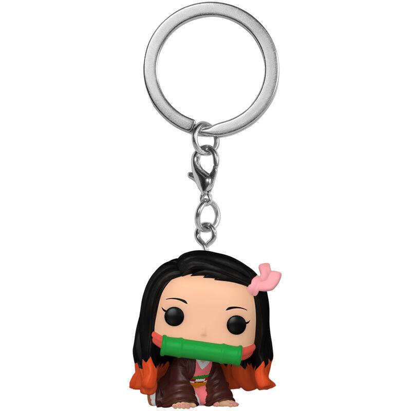 0889698656221 - Schlüsselanhänger Pop ! Demon Slayer Kimetsu no Yaiba Nezuko Kamado