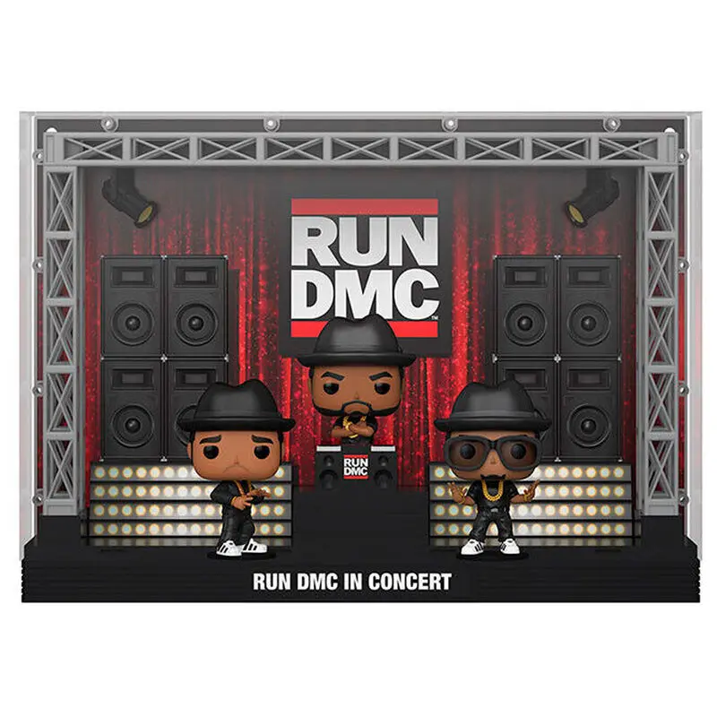 0889698684026 - Figurine POP Moments Deluxe Run DMC in Concert Exclusive