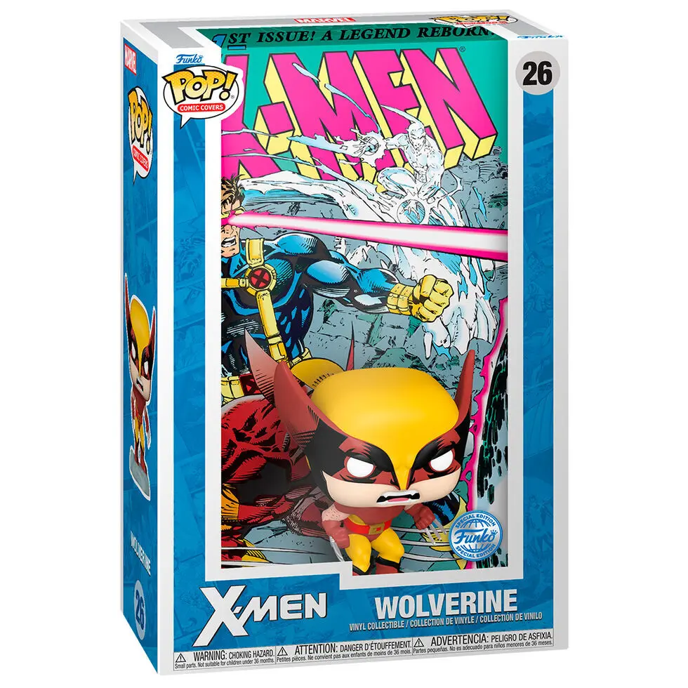 0889698686112 - Figurine POP Comic Cover Marvel X-Men Wolverine Exclusive