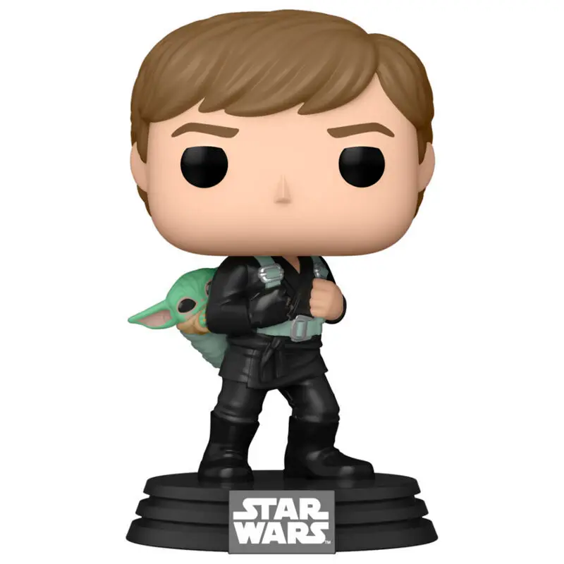 0889698686525 - The Book Of Boba Fett - Luke Skywalker & Grogu Vinyl Figur 583 Funko Pop! multicolor