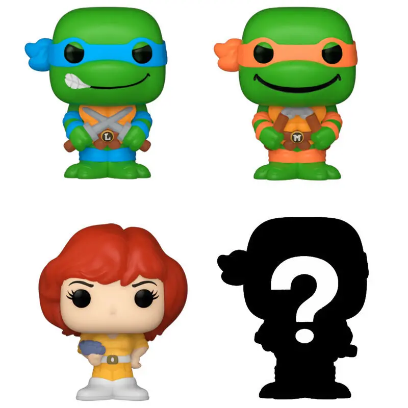 0889698715072 - - TEENAGE MUTANT NINJA TURTLES BITTY POP! TEENAGE MUTANT NINJA TURTLES 4-PACK SERIES 1 - Figur 0889698715072 - - TEENAGE MUTANT NINJA TURTLES BITTY POP! TEENAGE MUTANT NINJA TURTLES 4-PACK SERIES 1 - Figur