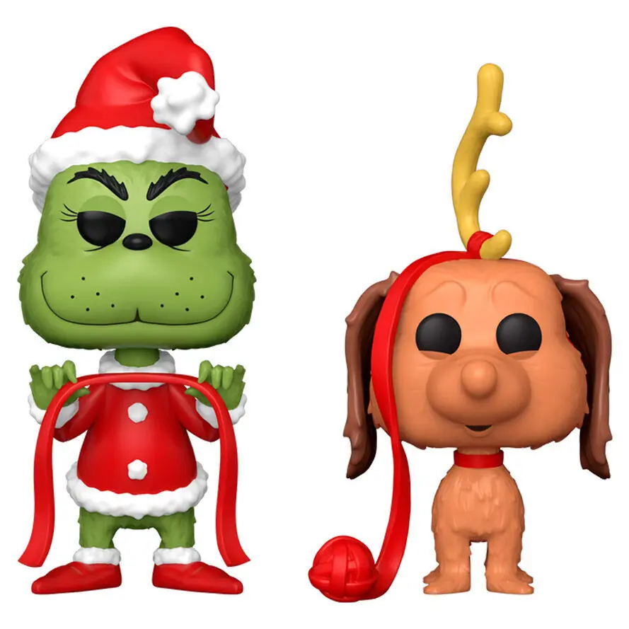 0889698725057 - Figurine POP The Grinch & Max (x2)