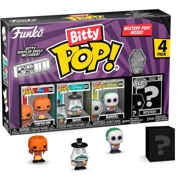 0889698730204 - Figurine Bitty Pop Disney Nightmare Before Christmas Kürbiskönig Blister 4 (x4)