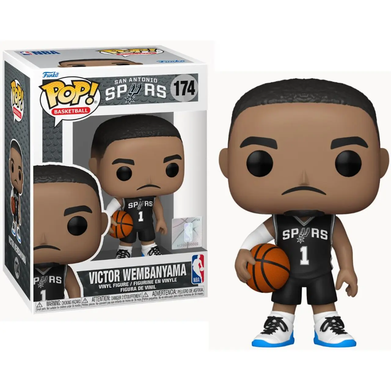 0889698751209 - Figurine POP NBA San Antonio Spyas Victor Wembanyama