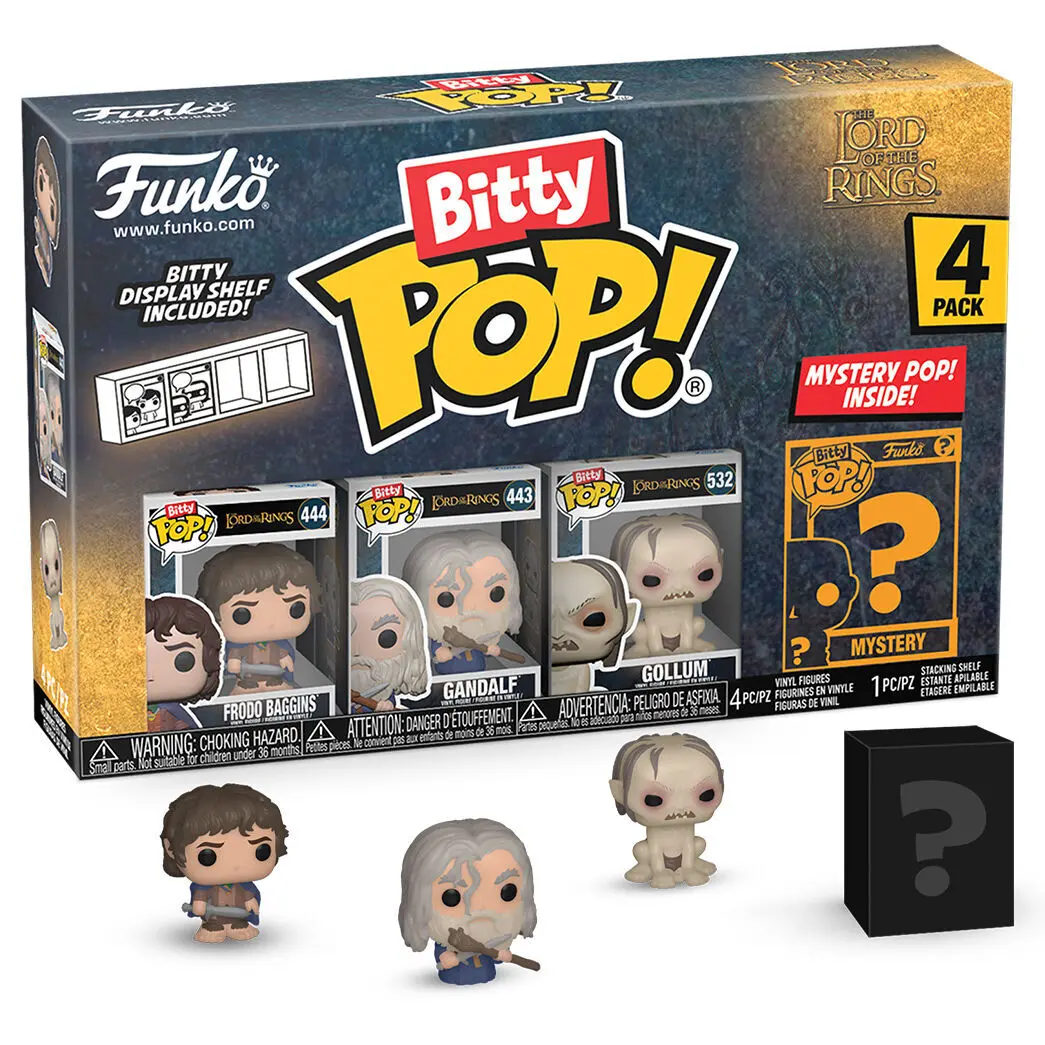 0889698754569 - Bitty Pop-Figurine Der Herr der Ringe Frodo Blister 4 (x4)