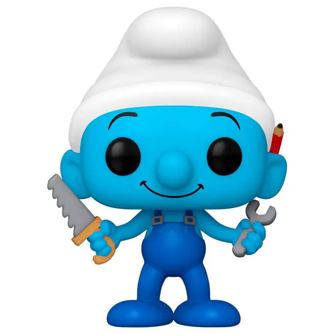0889698792585 - Handy Smurf Vinyl Figur 1519 Funko Pop! multicolor