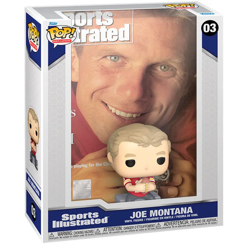 0889698796934 - Figurine Pop Cover Sports Illustrated Joe Montana