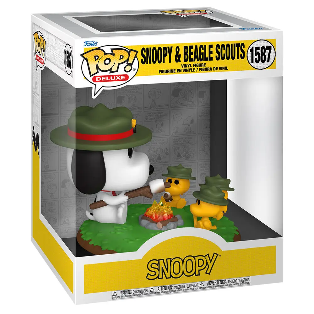 0889698799997 - Figurine Pop Deluxe Peanuts Snoopy &  Beable Scouts 0889698799997 - Figurine Pop Deluxe Peanuts Snoopy &  Beable Scouts
