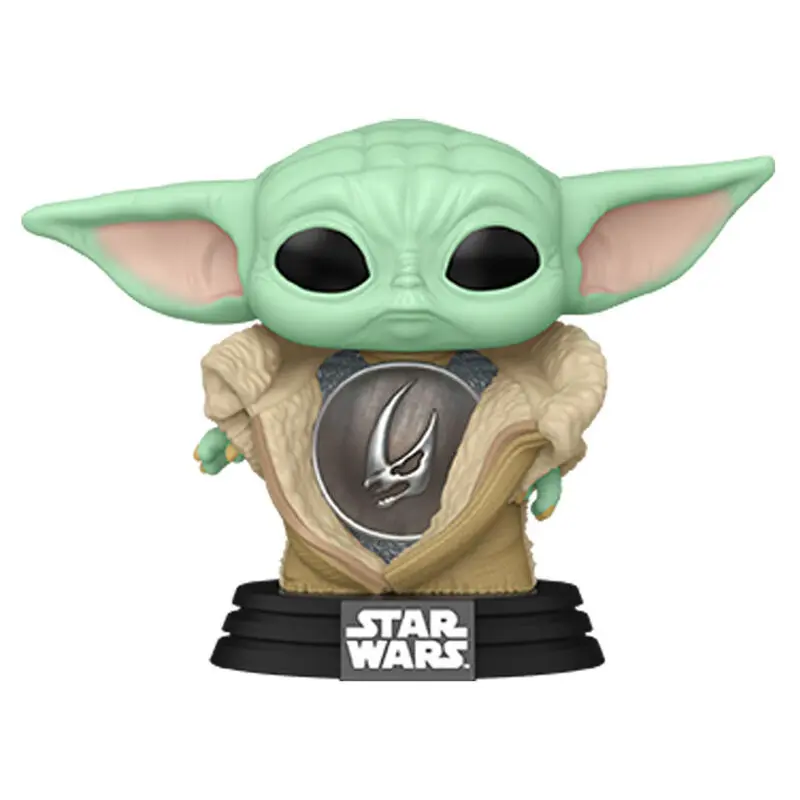 0889698800044 - The Mandalorian - Din Grogu with Armor Vinyl Figur 712 Funko Pop! multicolor
