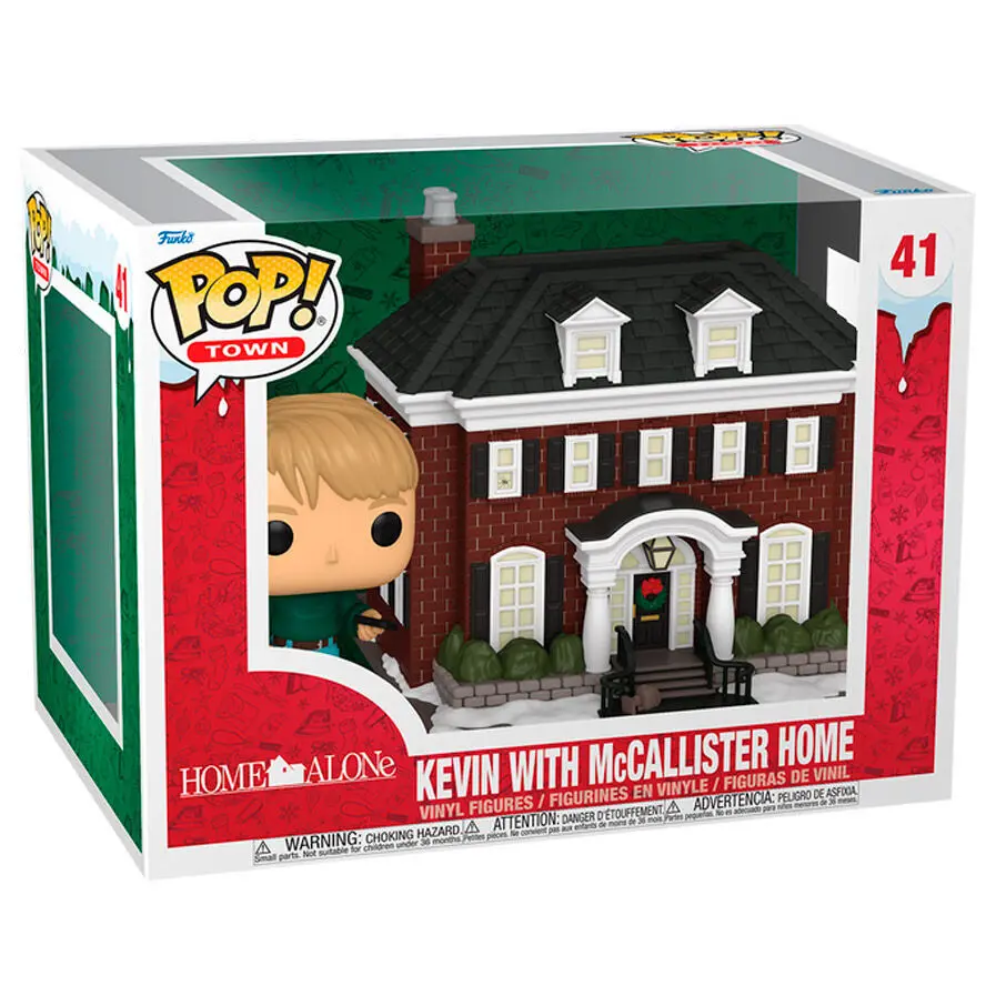 0889698800426 - Figurine POP Town Home Alone Kevin with McCallister Home