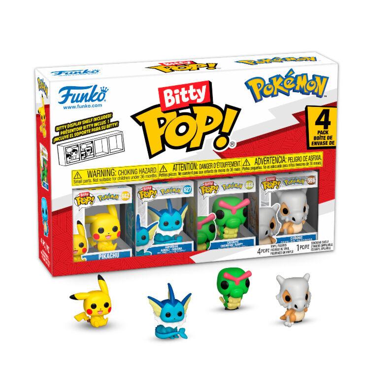 0889698811323 - Figurine Bitty Pokemon Pikachu (x4)