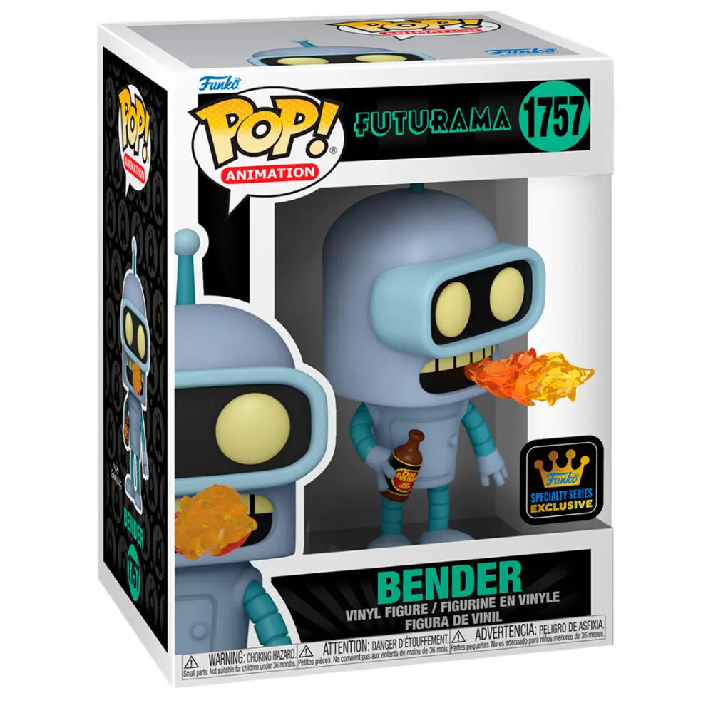 0889698819411 - - Funko POP Vinyl Futurama S4 Bender w CH(GW) - Figur