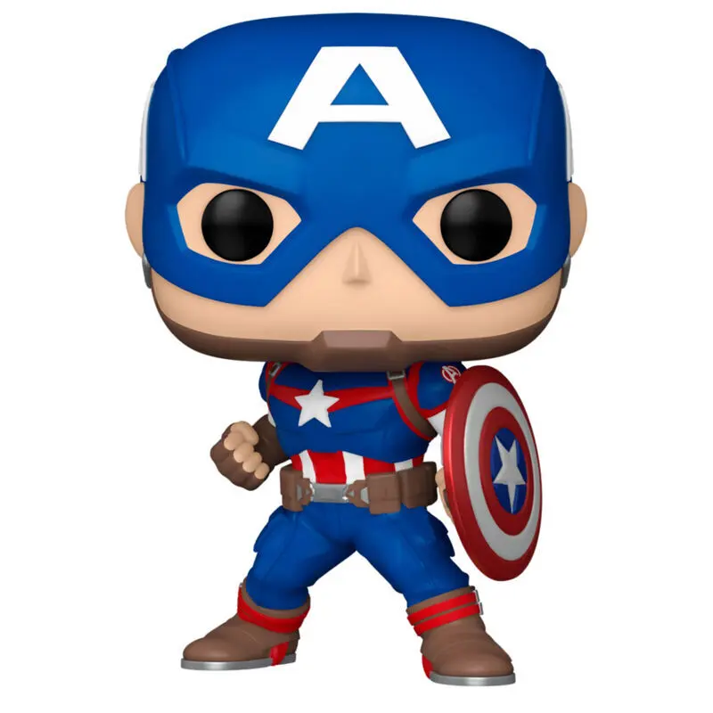 0889698824972 - Figurine Pop Marvel Captain America Classics