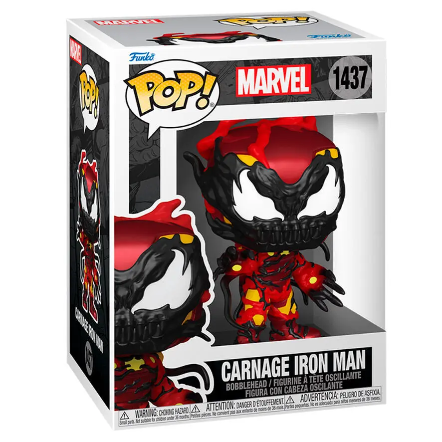 0889698826464 - Carnage Iron Man Vinyl Figur 1437 Funko Pop! multicolor