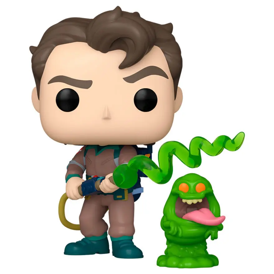 0889698834766 - Figurine Pop The Real Ghostbuster Venkman With Slimer