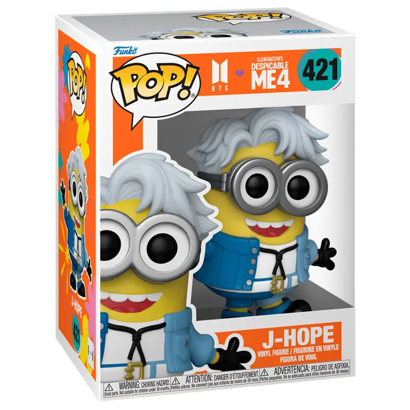 0889698859639 - Ich - einfach unverbesserlich 4 - BTS - J-Hope Vinyl Figur 421 Funko Pop! multicolor