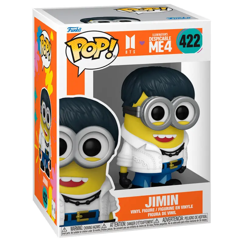 0889698859646 - Ich - einfach unverbesserlich 4 - BTS - Jimin Vinyl Figur 422 Funko Pop! multicolor