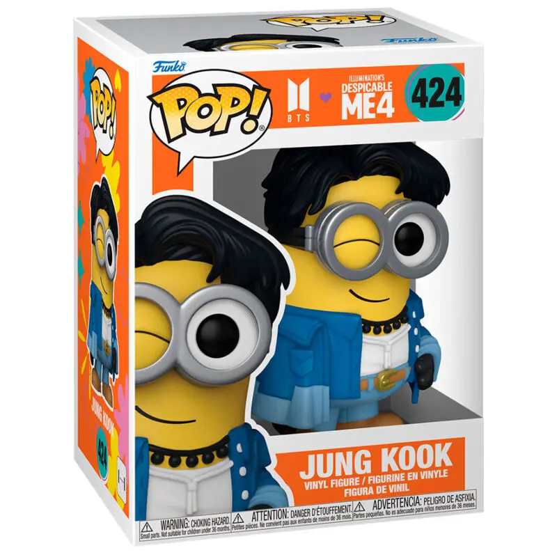 0889698859660 - Ich - Einfach unverbesserlich 4 - BTS - Jung Kook Vinyl Figur 424 Funko Pop! multicolor