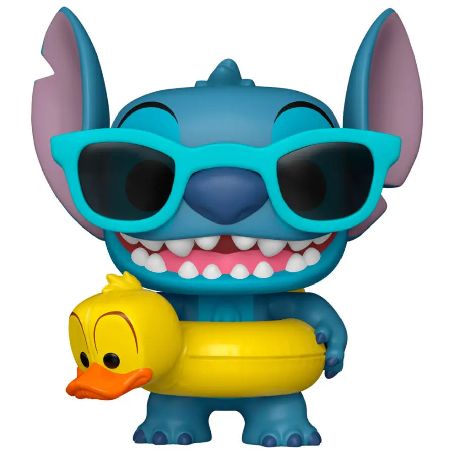 0889698862776 - Stitch with tube Vinyl Figur 1565 Funko Pop! multicolor