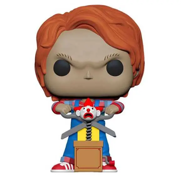0889698448369 - Figurine Chucky Jeu d´enfant POP! Movies Vinyl Chucky w Buddy & Giant Scissors