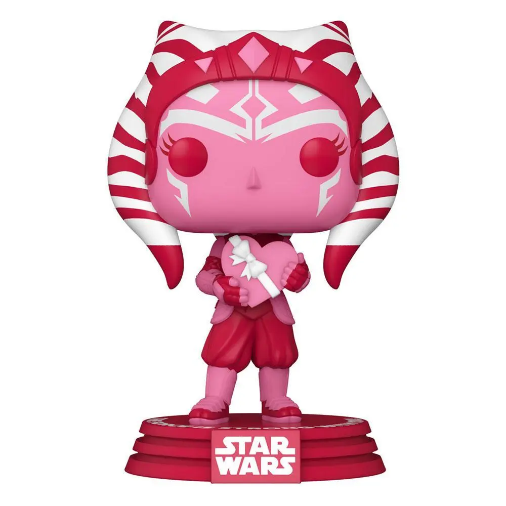0889698601207 - Ahsoka Vinyl Figur (Valentines Day) Vinyl Figur 496 Funko Pop! multicolor
