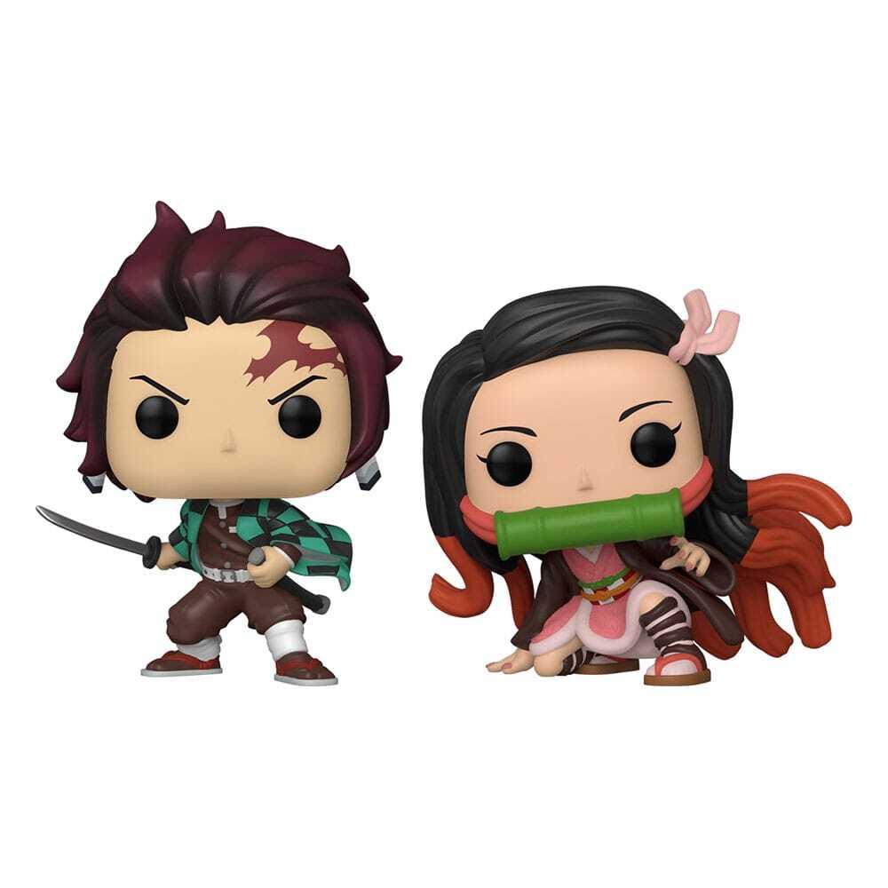 0889698627108 - Sammlerfigur aus Vinyl Demon Slayer Kimetsu no Yaiba Tanjiro & Nezuko Special Edition (x2)