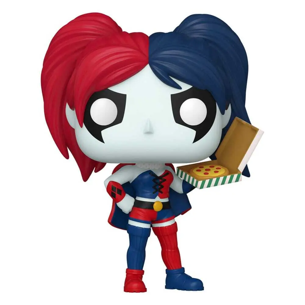 0889698656153 - Sammlerfigur aus Vinyl DC Comics Harley Quinn Takeover POP! Heroes Harley with Pizza