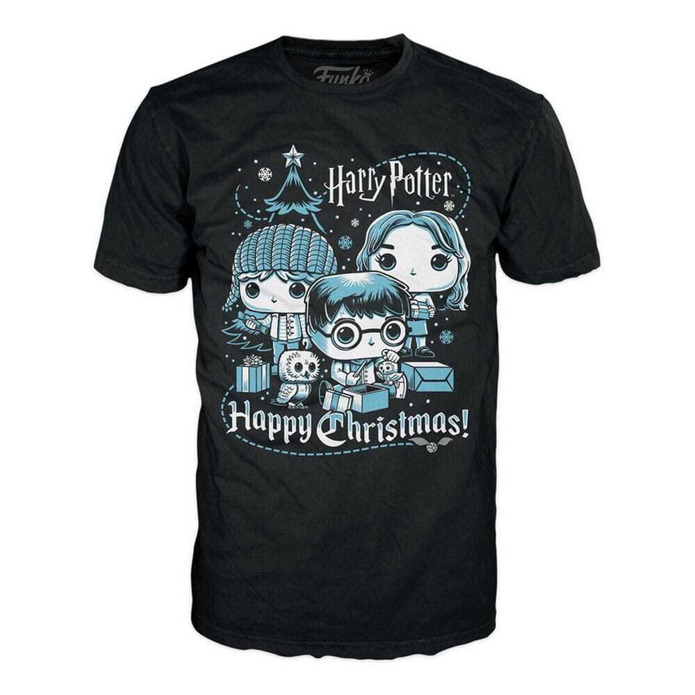 0889698669818 - T-Shirt Harry Potter POP! Ron Hermione