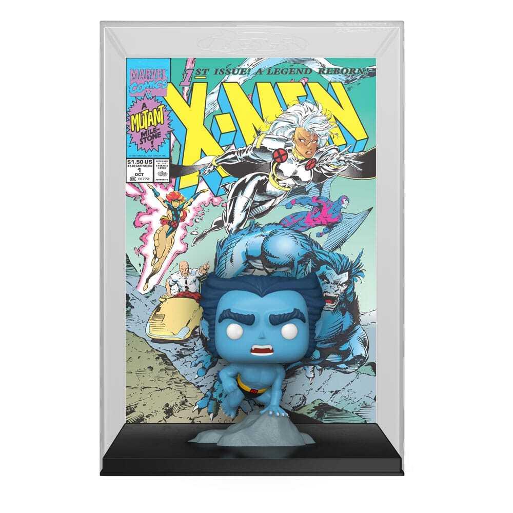 0889698719827 - Vinyl-Figur Marvel POP! Comic CoverX-Men #1(Beast)