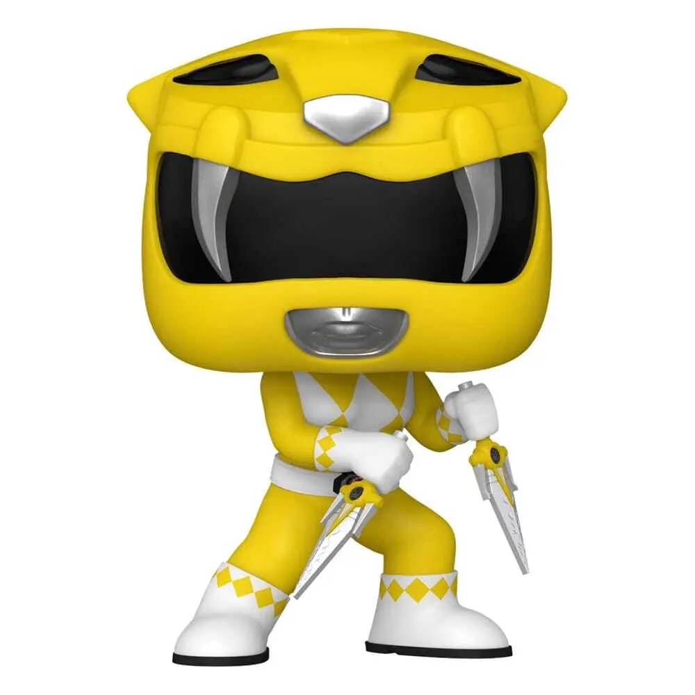 0889698721585 - Sammlerfigur Power Rangers 30th POP! TV Vinyl Yellow Ranger