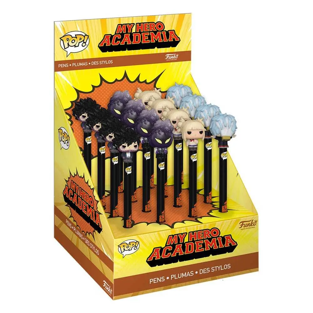 0889698721936 - Set aus 16 Kugelschreibern mit Endstücken My Hero Academia POP! Homewares Hideout