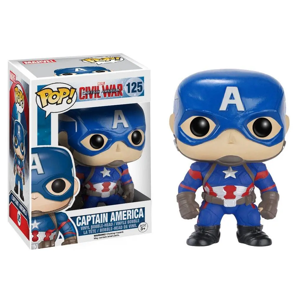 0849803072230 - Figurine Captain America Civil War POP! Bobble Head Captain America