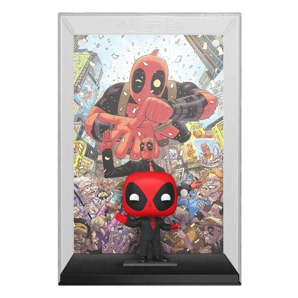 0889698760850 - Sammlerfigur Marvel POP! Comic Cover Vinyl Deadpool (2025) #1 Deadpool in Black Suit