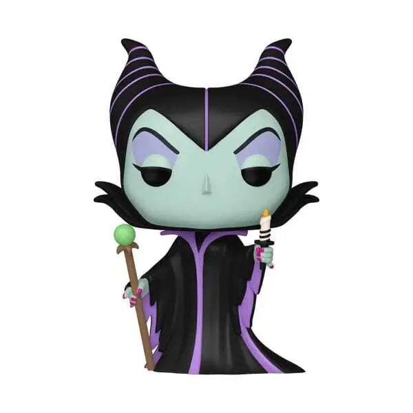 0889698781824 - Sammlerfigur Dornröschen 65th anniversary pop! disney vinyl maleficent w candle Funko